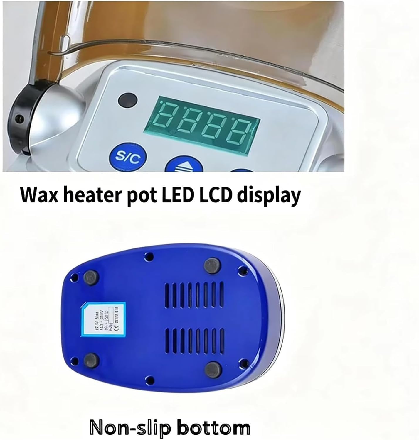 Dental Lab Digital Wax Heater，Wax Melter with Led Display, Adjustable Temperature 50°c-130°c(122℉-248℉), Multiple Vents & 360° Heating, for Dentists/Dental Technicians