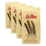Gofio La Piña - Gofio Trigo 500g | Producto Natural | Fuente de Proteínas Vegetales | Rico en Minerales | Aporte de Energía | Efecto Saciante | Ayuda a Controlar la Glucosa (Paquete de 4)
