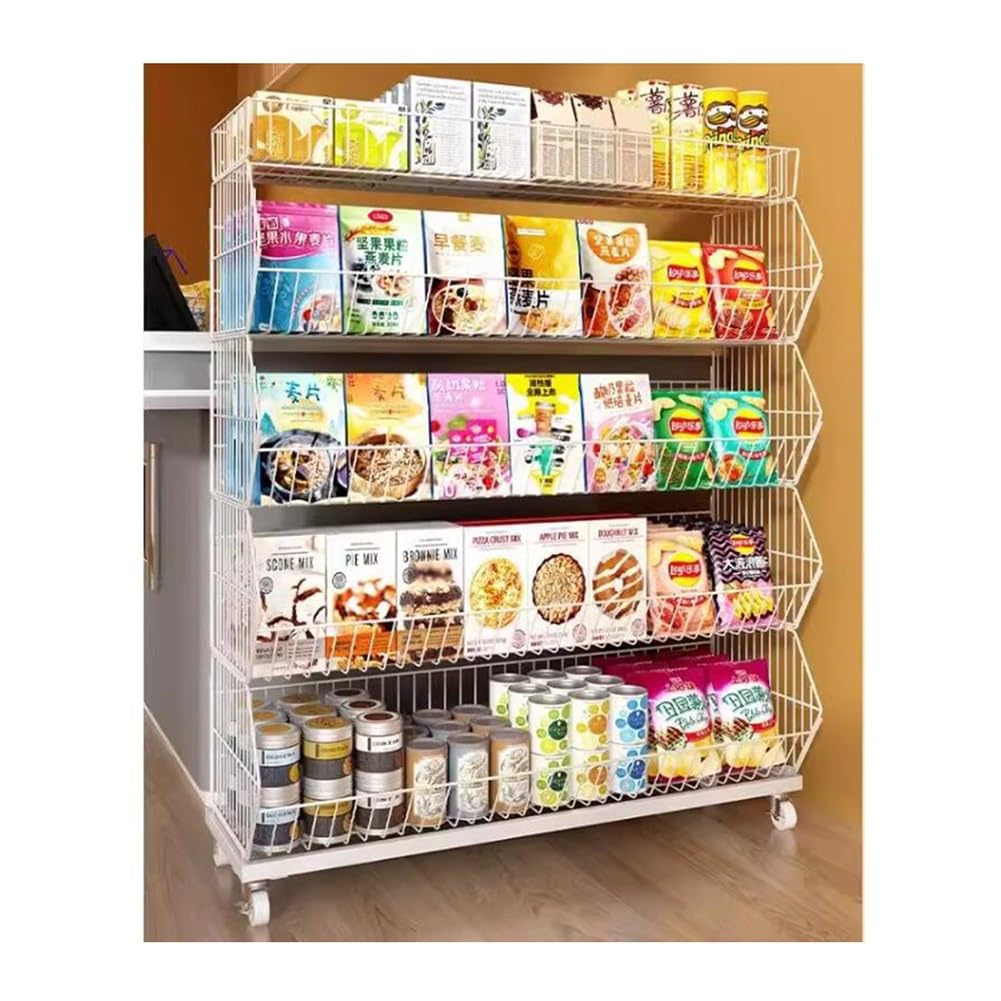 Commercial Food Storage Racks NSF 6 Tiers 120kg Chrome Plated