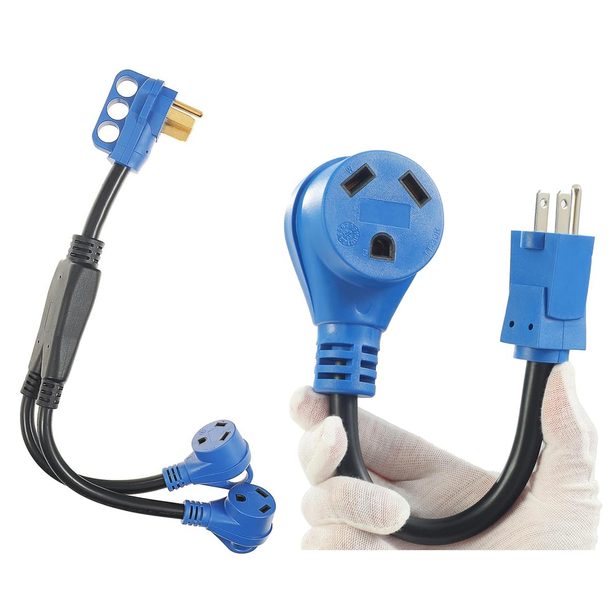 Rv Surge Protector 30 Amp 30 Amp To 110 Volt RV Adapter Plug With ...