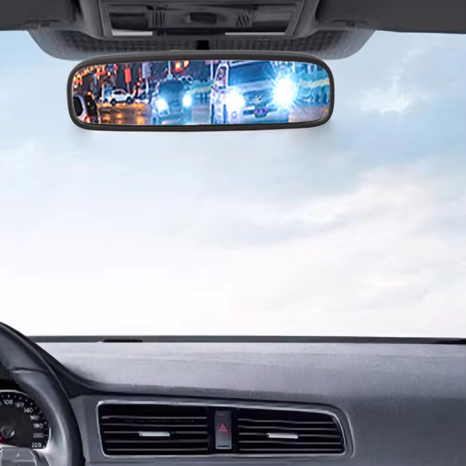 Compatibile Con Toyota Per RAV4 2004-2015 Per Yaris 2006-2016 Per Prius 2011-2019 ABS Vetro Auto All'interno Retrovisore Centro Specchio Interno