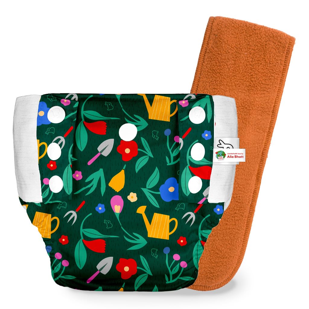 SuperBottoms UNO Cloth Diaper Pants (9kg-17kg) | Pant Style Cotton Diaper Pants | Super Absorbent | Washable & Reusable 300+ times | Comes with a Dry Feel Magic Pad | CPSIA Certified | Muddy Meadows-picture-19
