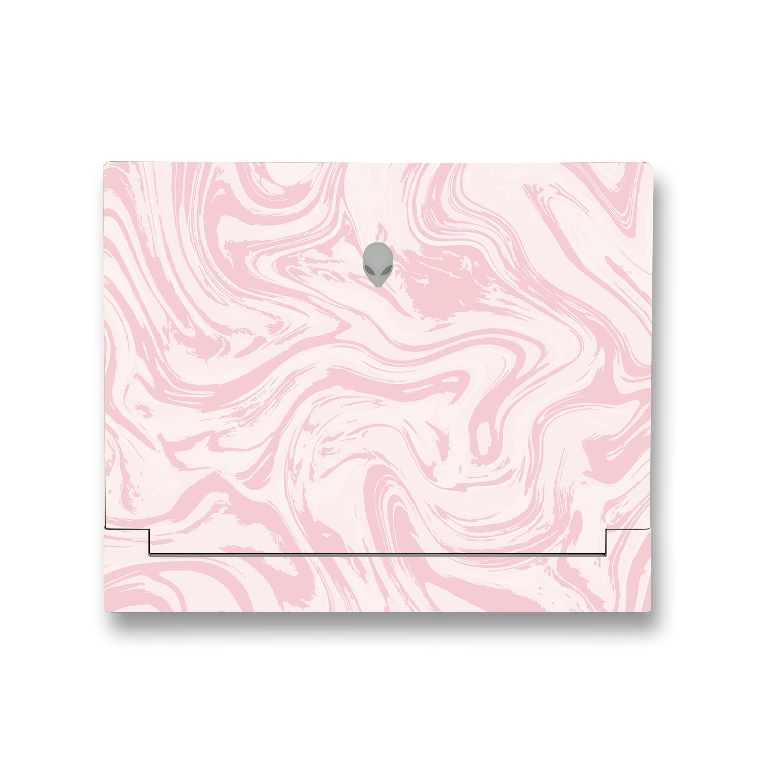 MightySkins Skin Compatible with Alienware X14 R2 (2023) Full Wrap Kit - Silky Pink | Protective, Durable, and Unique Vinyl Decal wrap Cover | Easy to Apply &amp; Change Styles | Made in The USA