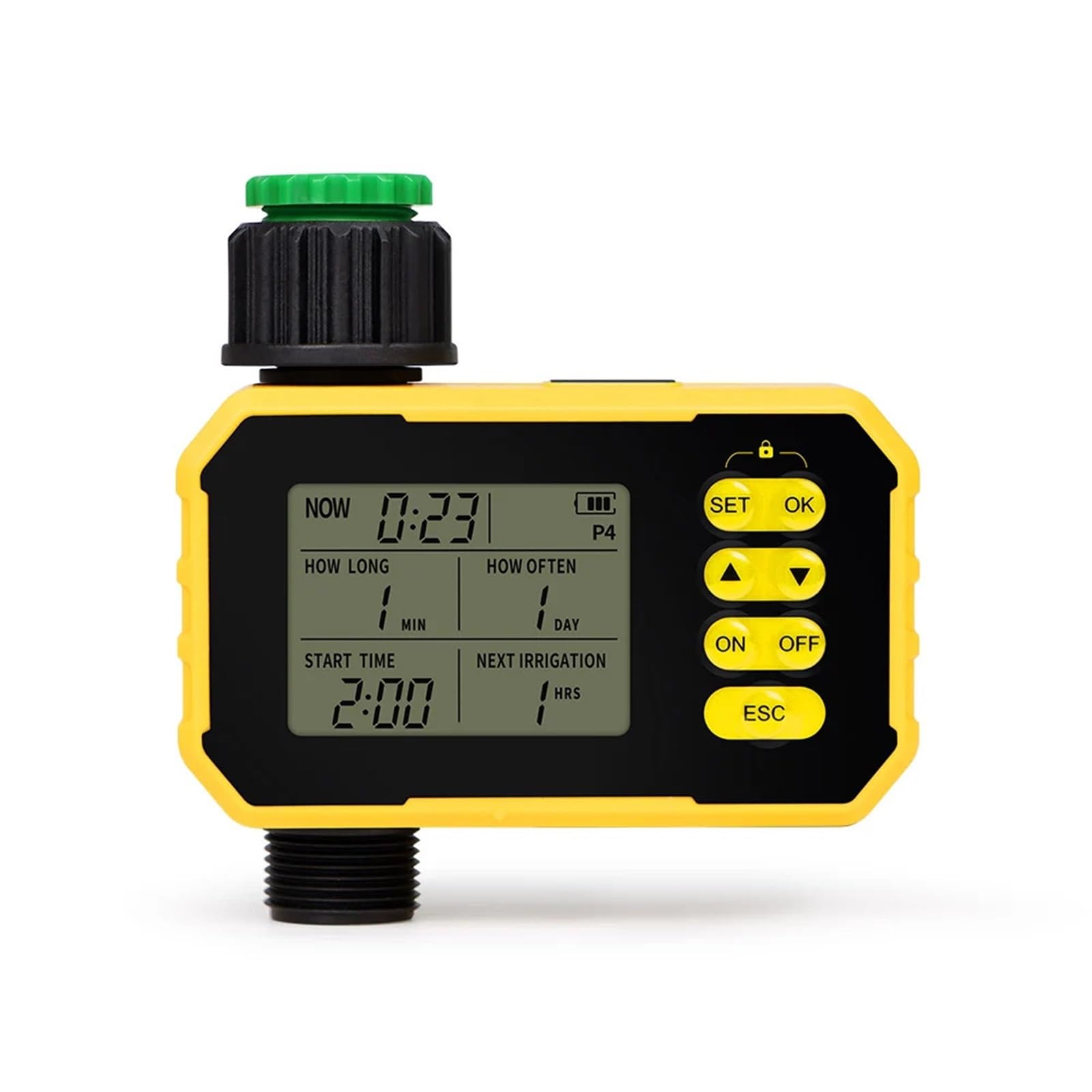 Timer for irrigazione solare Controllo APP intelligente di irrigazione automatico Timer for acqua esterna Strumento for irrigazione da giardino