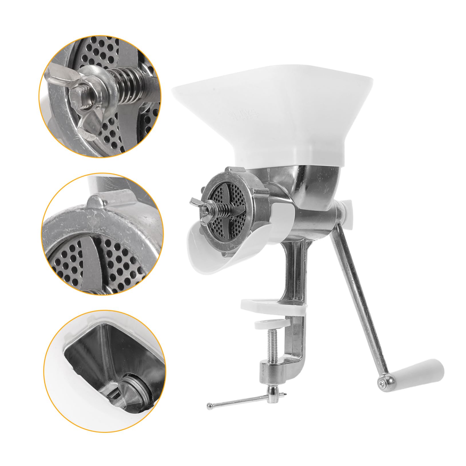 ibasenice Máquina Manual Estructura Resistente de Hierro y Plástico para Pellets de Alimento para Gallinas y Patos Adecuado para Granjas y Patios Domésticos