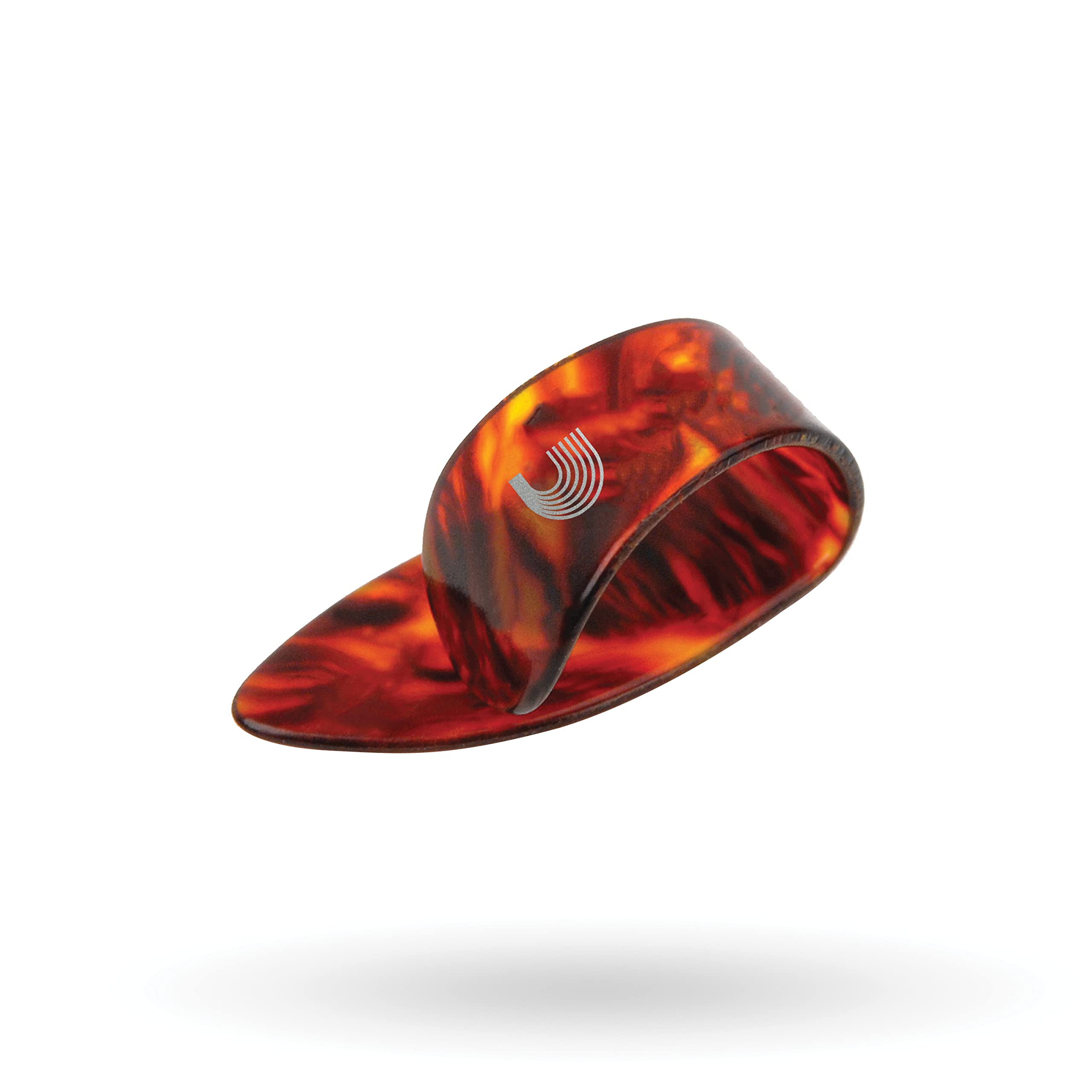 D'Addario Thumb Picks for Guitar & Banjo, Large, Celluloid Tortoiseshell, Pack of 50