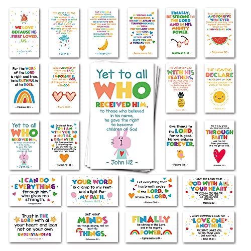 60 Prayer Cards Mini Scripture Cards with Assorted Bible Verses