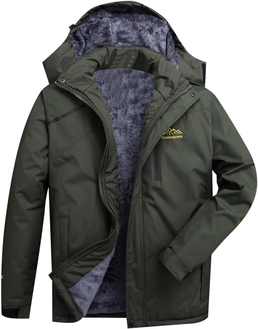 Womens Winter Warm Coat Waterproof Snow Ski Jacket Hooded Raincoat Mountain Snowboarding Jackets Insulated Fleece Parkas