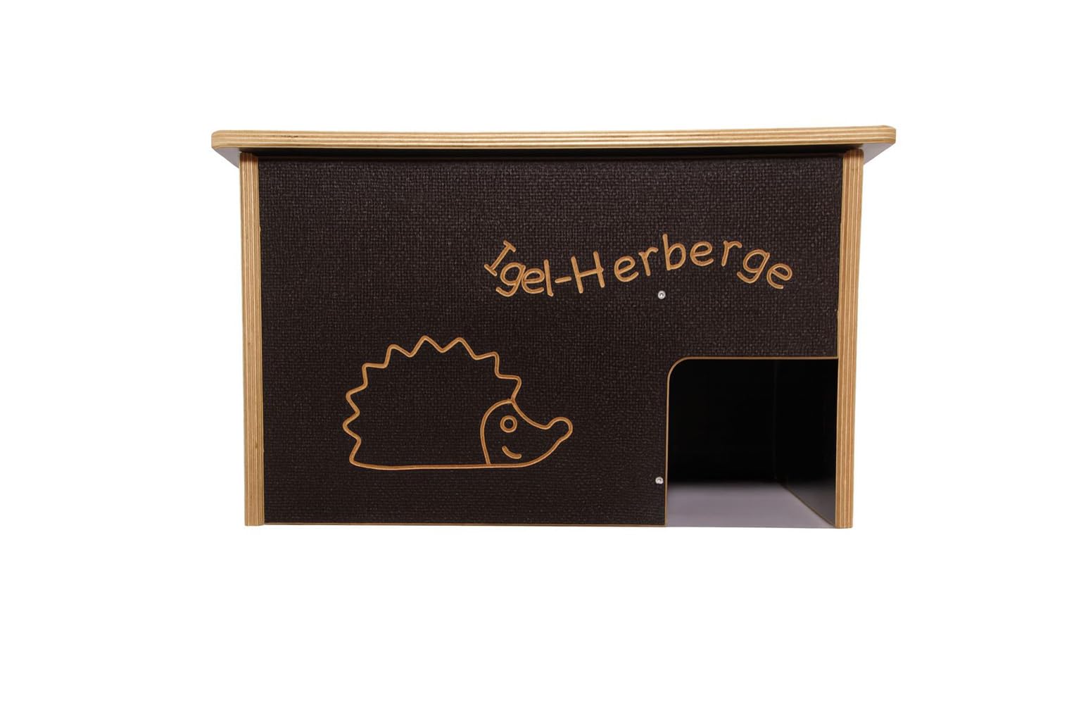 Igelherberge, Holz-Unterschlupf für Igel, Schutzhütte für den Garten