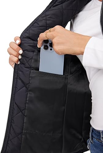 Miniatura 6 de Fuinloth Women's Quilted Vest, Stand Collar Lightweight Zip Padded Gilet with inner pockets