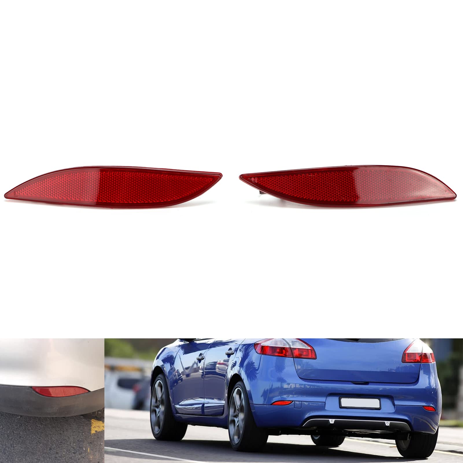 Luci E Catarifrangenti Per Rimorchi, 8 Luci Posteriori A LED, 2 Pezzi Omologate Per Rimorchi Multifunzionali Luce Rossa E Gialla Super Luminosa 86427113