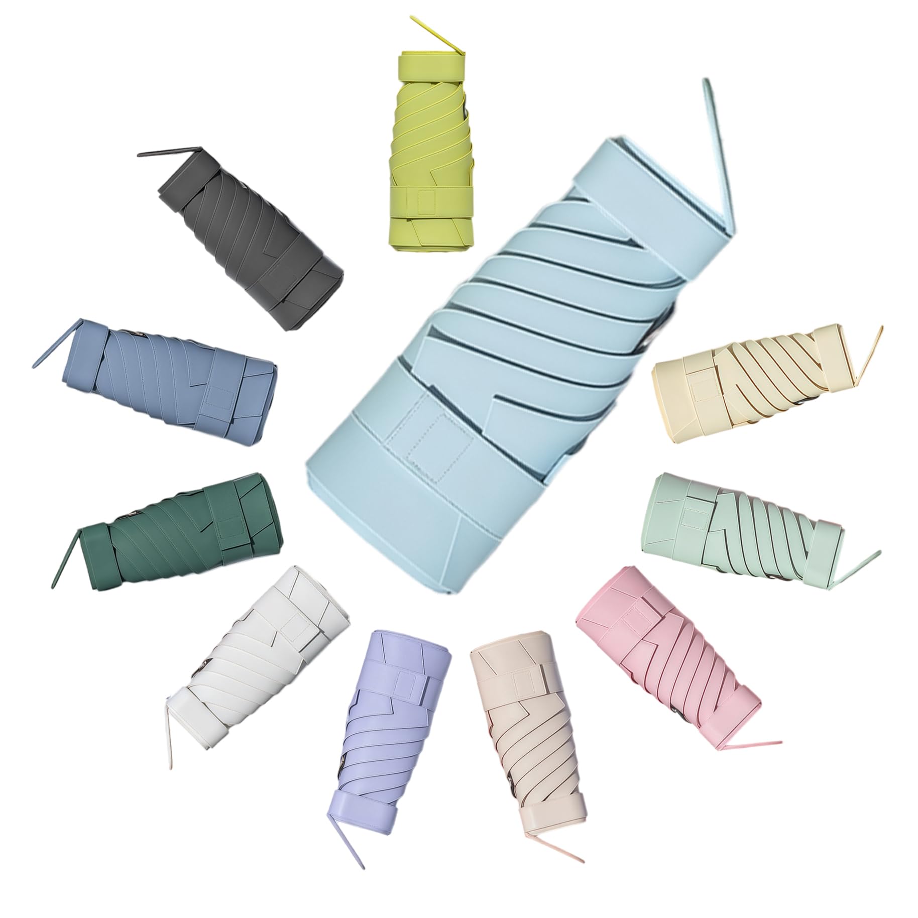 YYHCC Taschenschirm Sturmfest,Taschenregenschirm,Regenschirm Klein Automatik,6-Rippen,Tragbarer Reise Schirm Mit Verpackungskarton UV-Schutz für Männer & Frauen,Herren