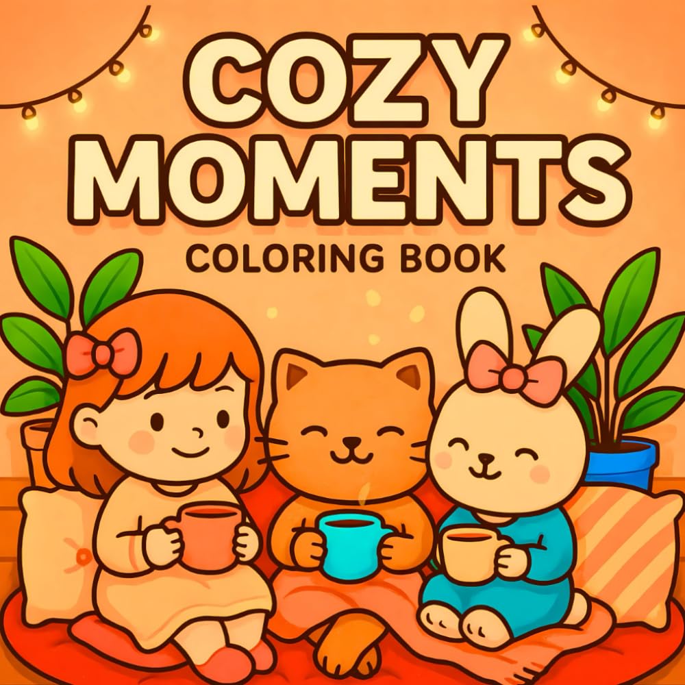 Cozy Moments Coloring Book: Adorable Little Friends to Color — Cozy and Relaxing for All Ages (Cozy Moments Coloring Collection – Fun & Creativity for the Whole Family)