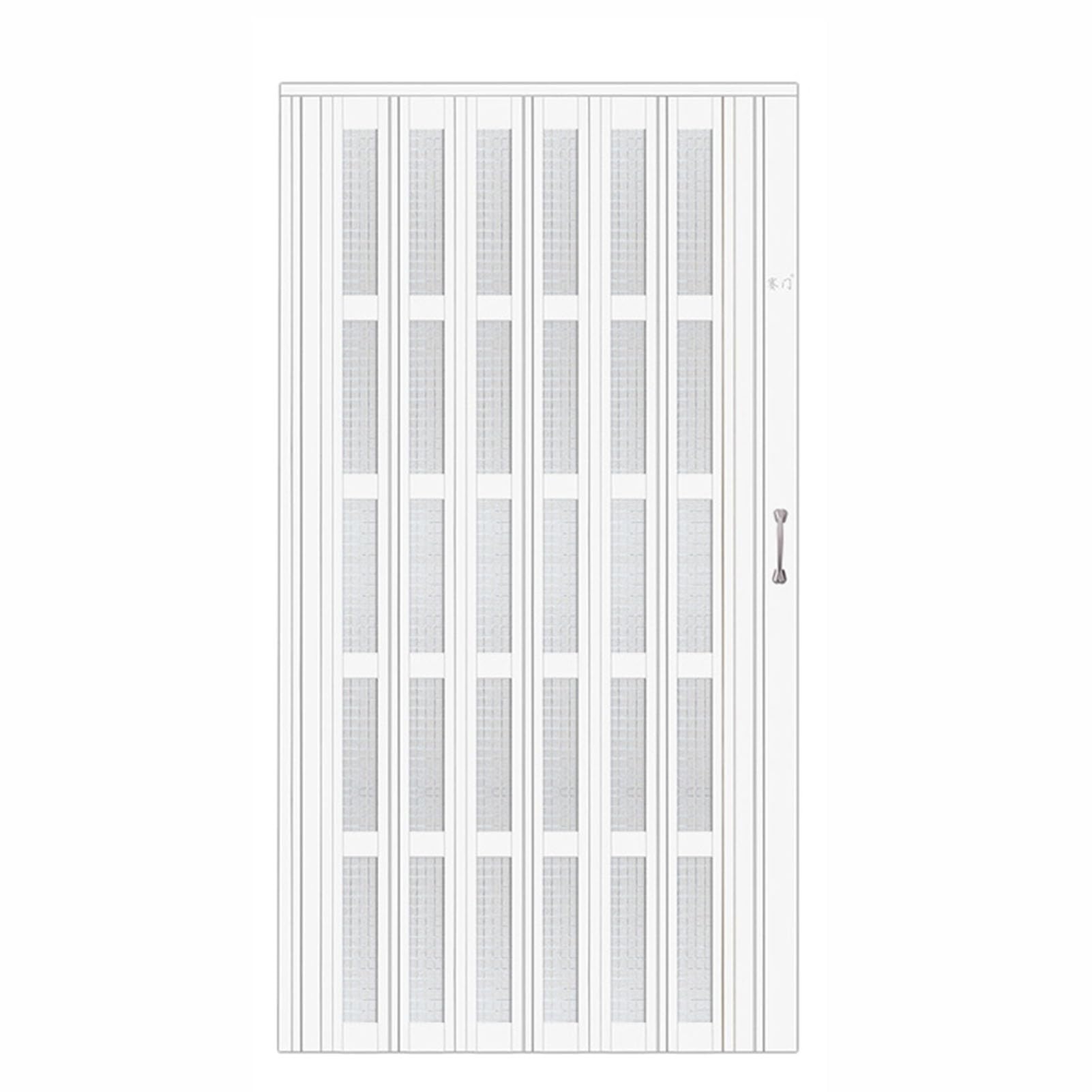 Porte coulissante accordéon au design moderne en aluminium durable