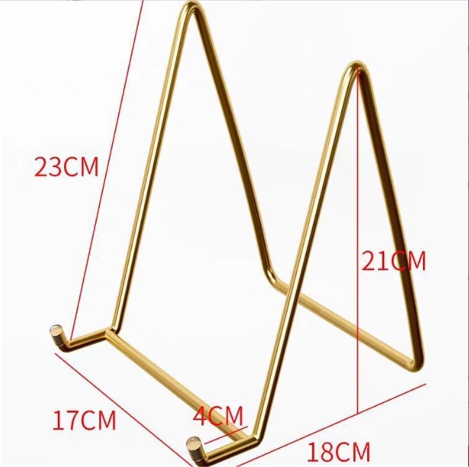 Atril para Libros Lectura El Soporte For Libros De Recetas Mantiene Fácilmente Un Libro De Cocina O Un Libro De Recetas Abierto For Cocinar Fácilmente. Estante De Recetas(Gold,23cm)