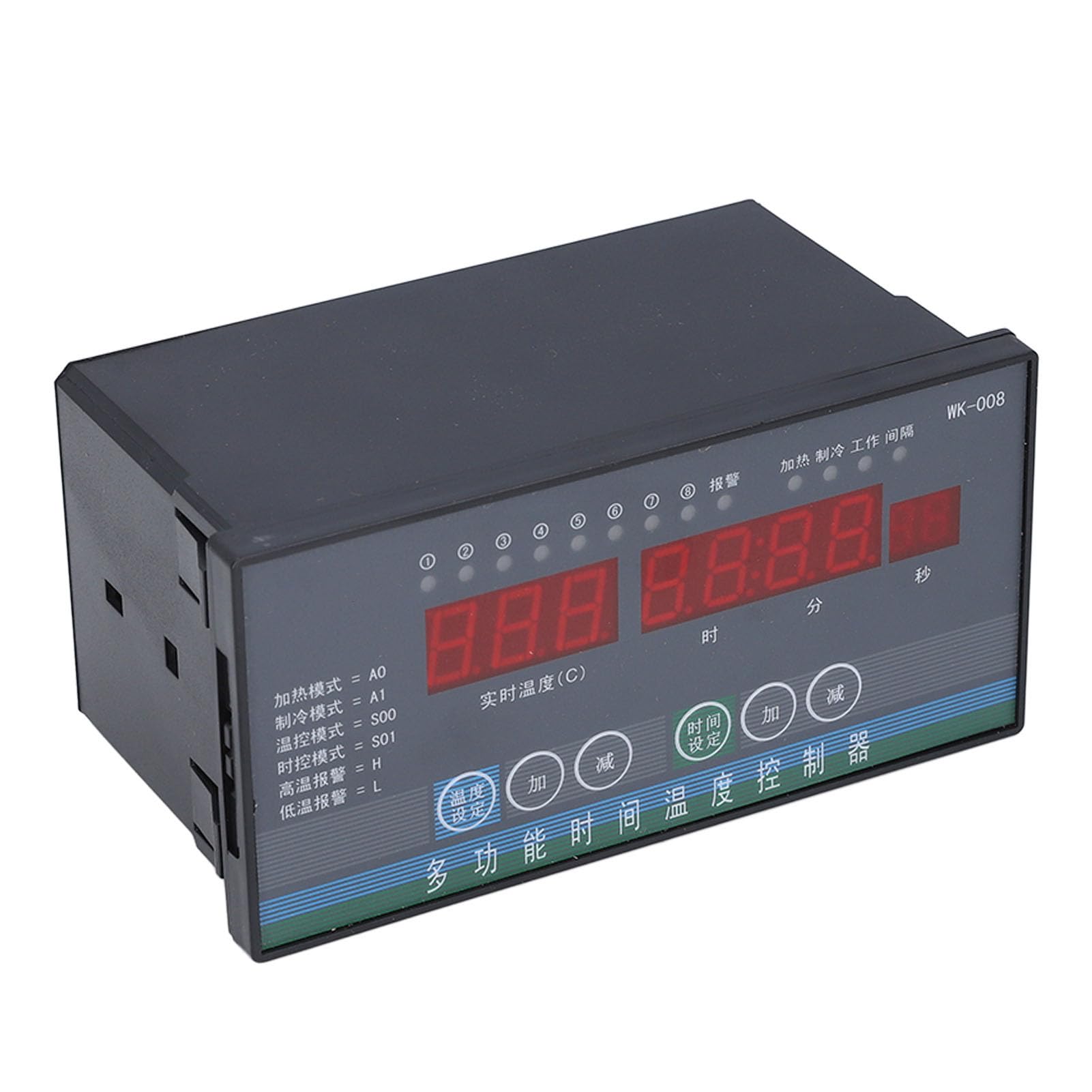 Termostato Digital, Ajuste de Calefacción y Refrigeración, Controlador de Temperatura Digital de 110-230 V para Agricultura de Invernadero