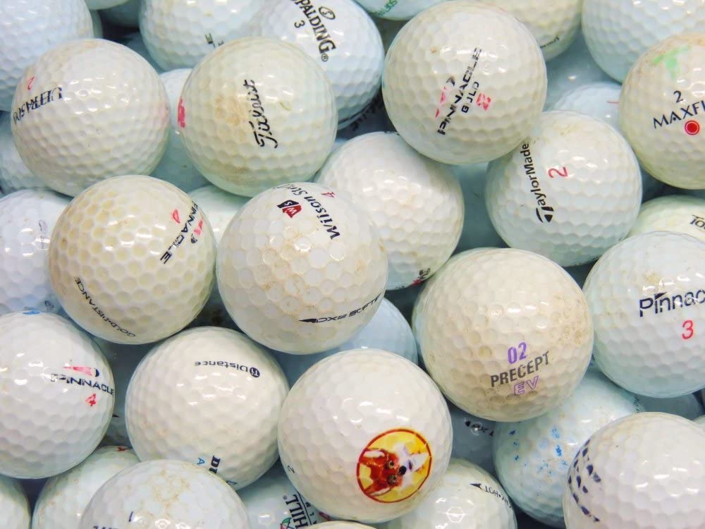 100 GOLFBÄLLE - Marken Mix - CROSSGOLF - LAKEBALLS - X Out ZUM VERSCHLAGEN