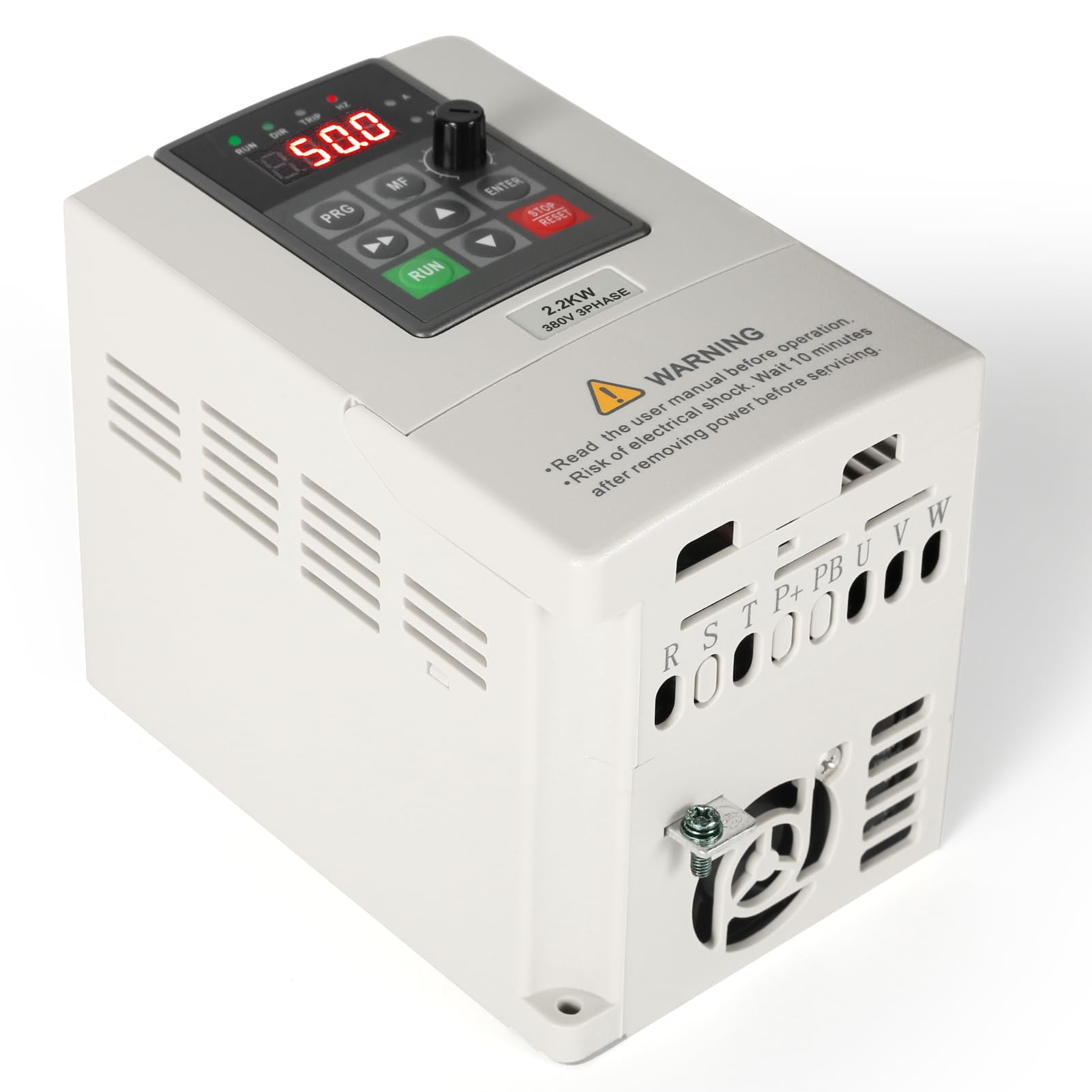 Inverter Trifase 220V 7.5KW - Convertitore Di Frequenza Per Motori, Ingresso Monofase, Uscita Trifase 380V