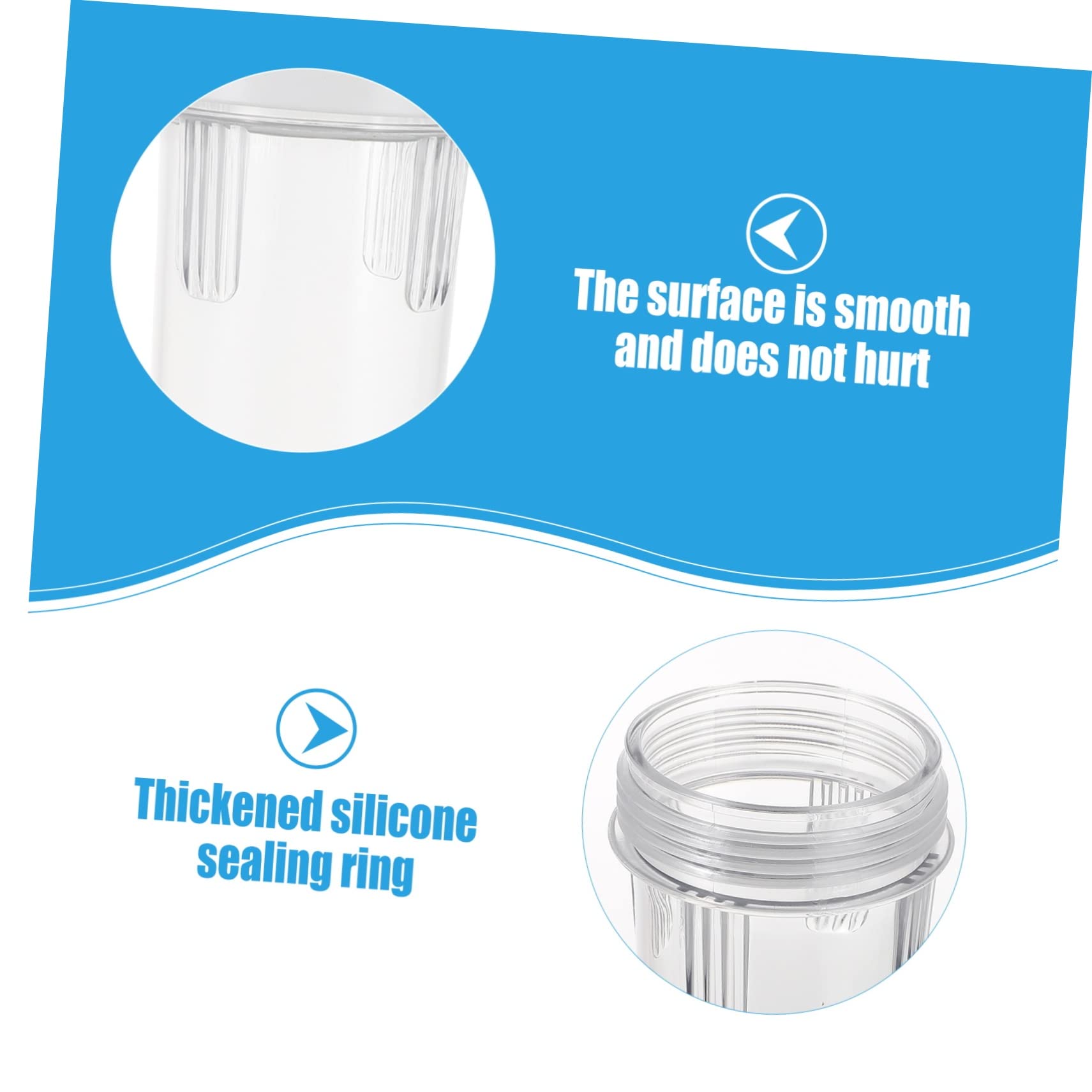 POPETPOP Bouteille de Filtration Eau avec Purificateur Eau Transparent pour Évier Robinet Cuisine