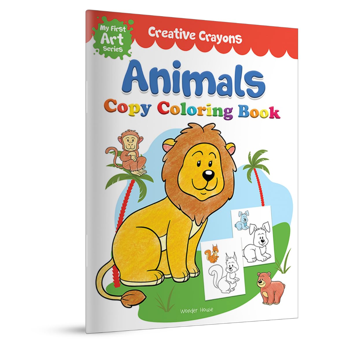 Colouring Book of Animals: Creative Crayons Series - Crayon Copy Colour Books