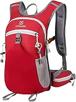 Mochila de Hidratação 2L Premium, Impermeável, com Bolsos Múltiplos e Apito de Emergência para Trilhas, Bike, Corrida, Camel bag