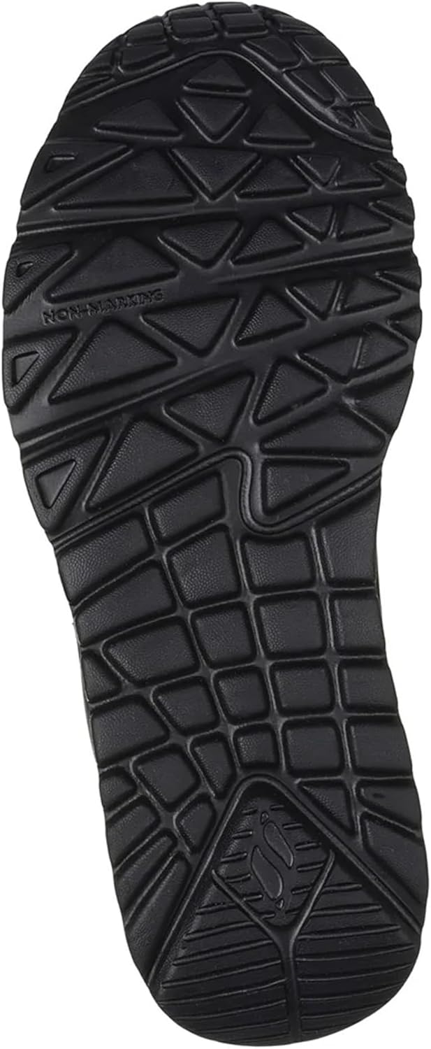 Skechers Kids Girls Uno Lite - Easy Zip Sneaker, Black/Black, 1 Little Kid - Image 7