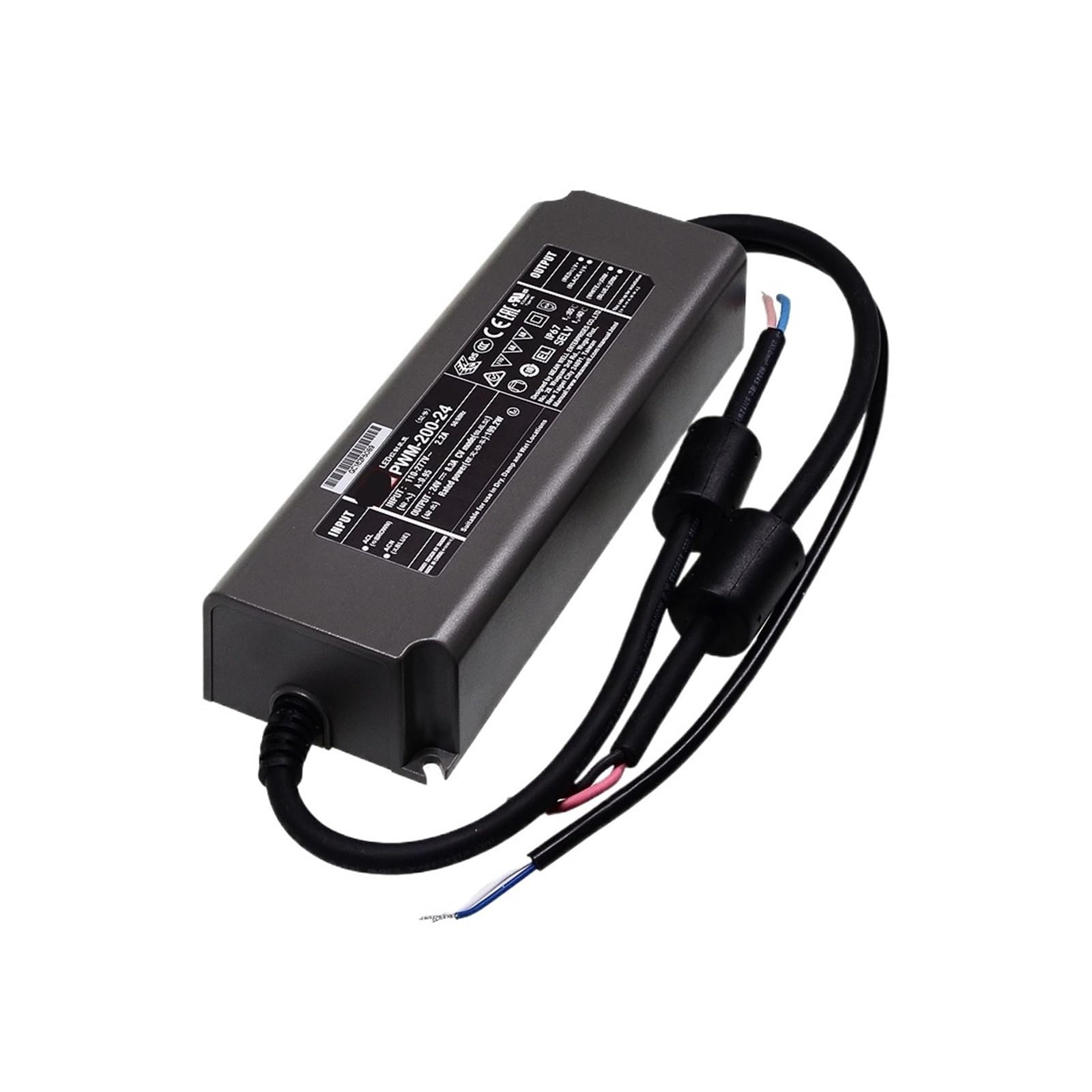 JGNAYRKJQI Switching Power Supply PWM-200 PWM-200-12/24/36/48V 200W Output DA2 Dimming IP67
