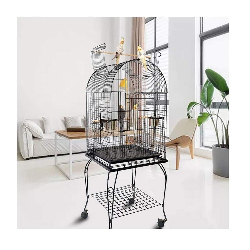 Amazon.co.jp: 鳥ケージ 中型オウムケージ 群れ鳥ケージ オープン