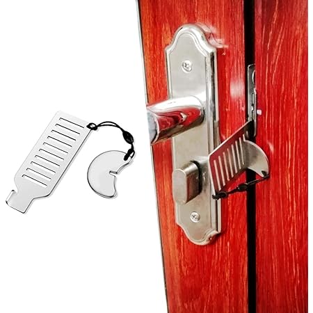 Hotel School Airbnb Lock With Door Opener Tool For Security Home Traveling 2 Pack Security Travel Lock Airbnb Beetwo Portable Door Lock Apartment Lock Replacement Parts Door Hardware Locks Danikbhasker In