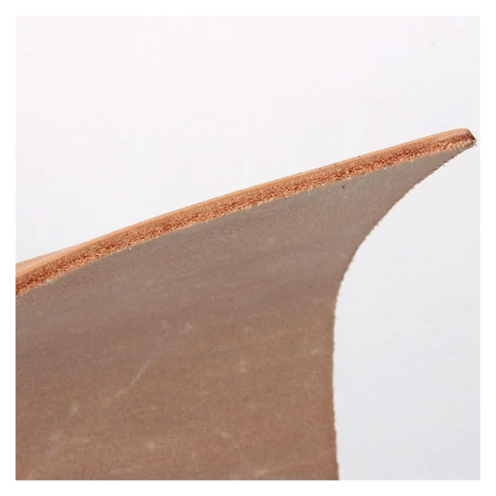Láminas de cuero auténtico, Piel de vacuno primera capa, curtida vegetalmente, 3 mm grosor, varios tamaños(30x30cm)
