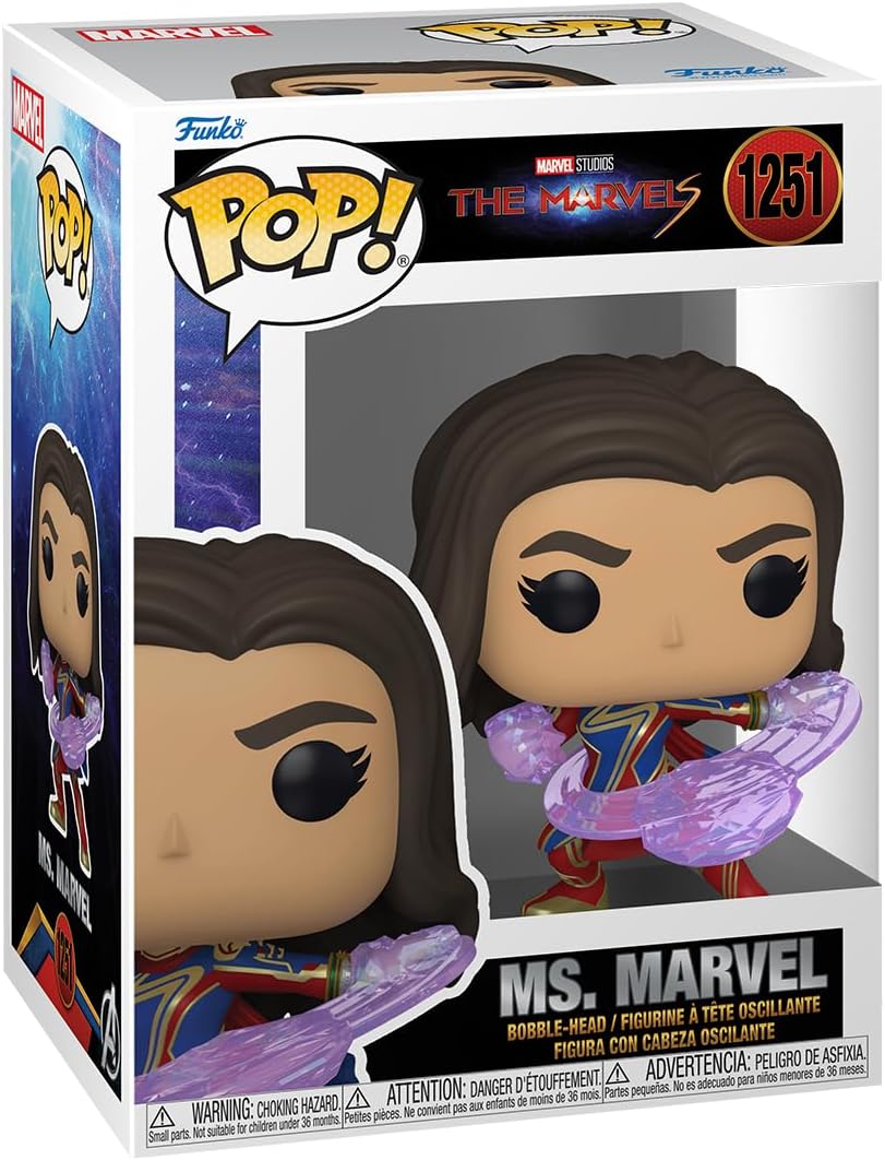 POP! Vinyl: The Marvels - Ms. Marvel - Collectable Vinyl Figure - Gift Idea - Official Merchandise - for Kids & Adults - Movies Fans - Model Figure for Collectors and Display