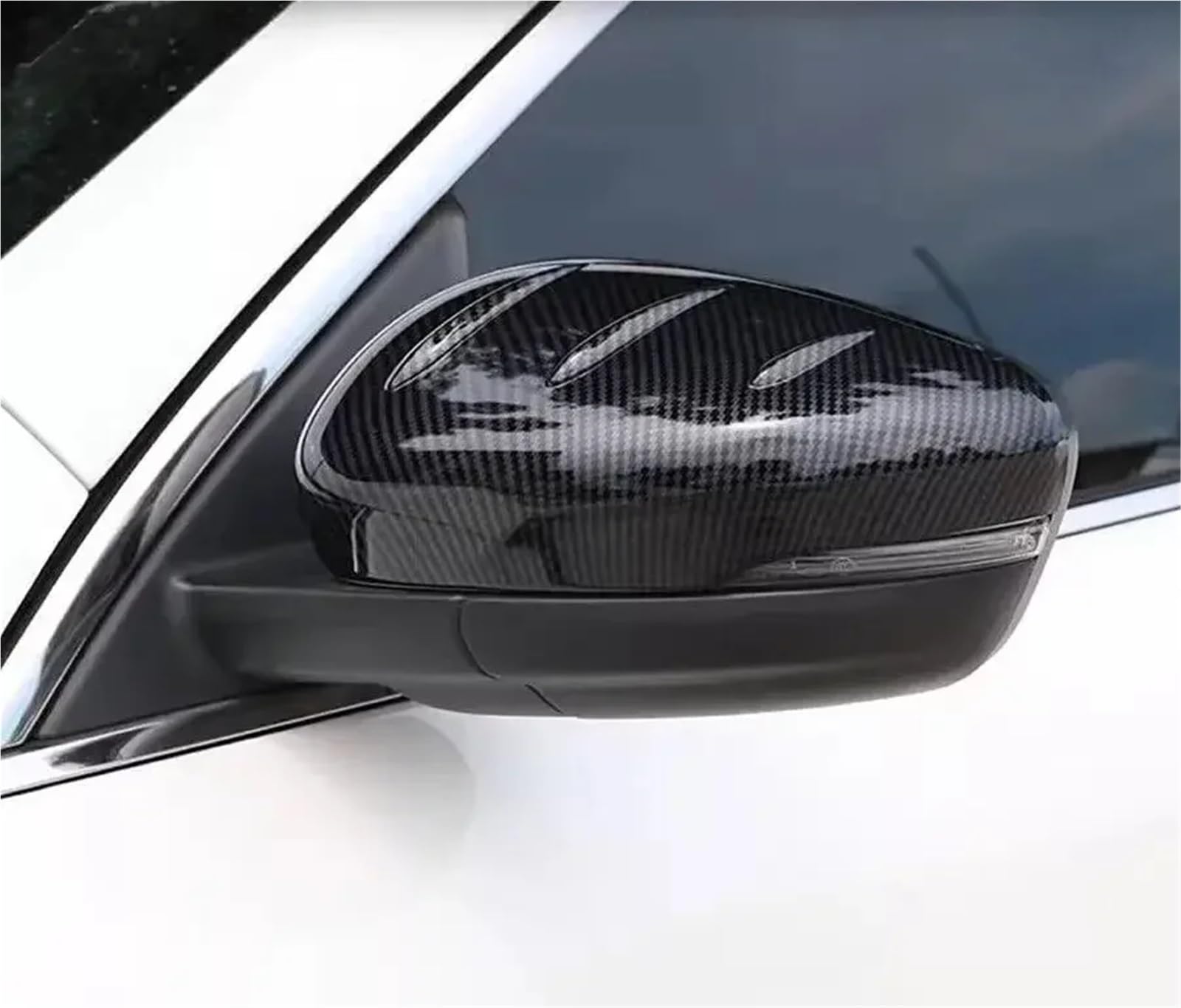 Rückspiegel Abdeckung Für Escape 2020 2021 2022 2023 2024 | Auto-Rückspiegel-Abdeckung Für Flügelkappe, Außentürgehäuse, Schalenverkleidung(Silver)