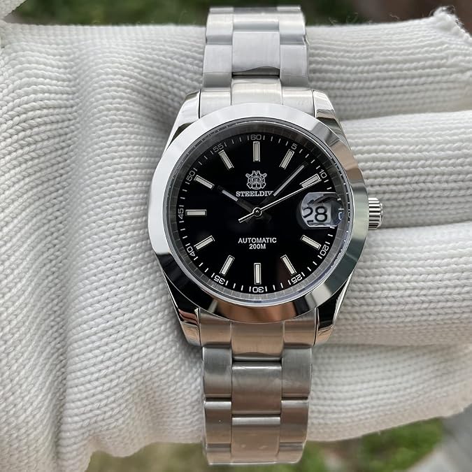 SD1934 ، Datejust ، الحافة الناعمة ، NH35 ، الياقوت AR ، Lume ، 200m Diver ، Diving ، BNIB