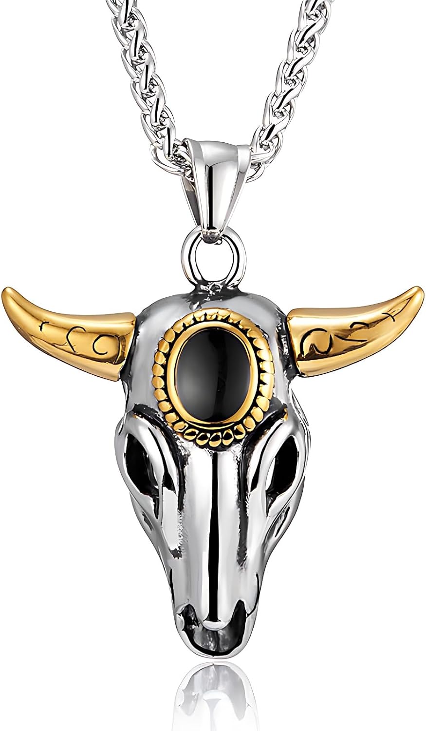 14K Gold Plated Pendant Necklace Pave Crystal Design, Unique Statement Jewelry for Men & Women, Faith-Inspired Gift