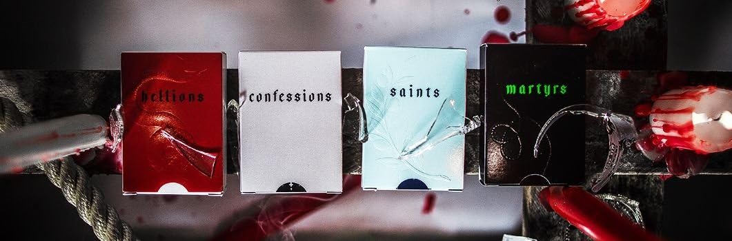 Supernaturalgames Daniel Madison Series 4-Deck Set (Confessions, Hellions, Martyrs, and Saints) Playing Cards Rare by Ellusionist