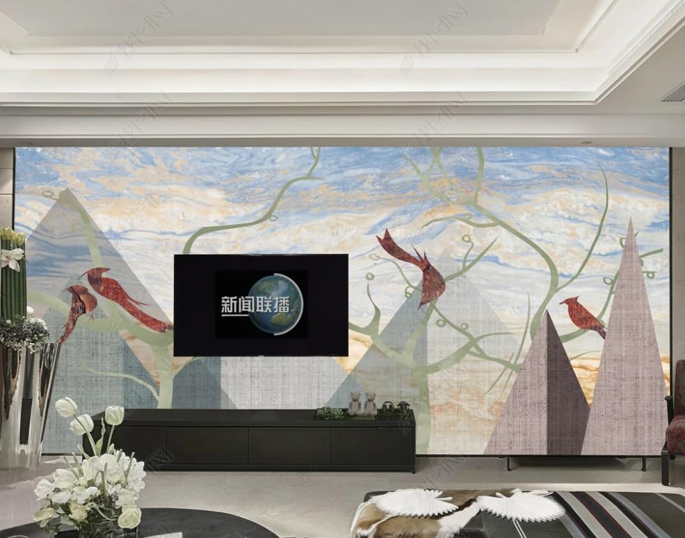 Papier peint intissé haut de gamme paysage abstrait poster mural 150x105 cm