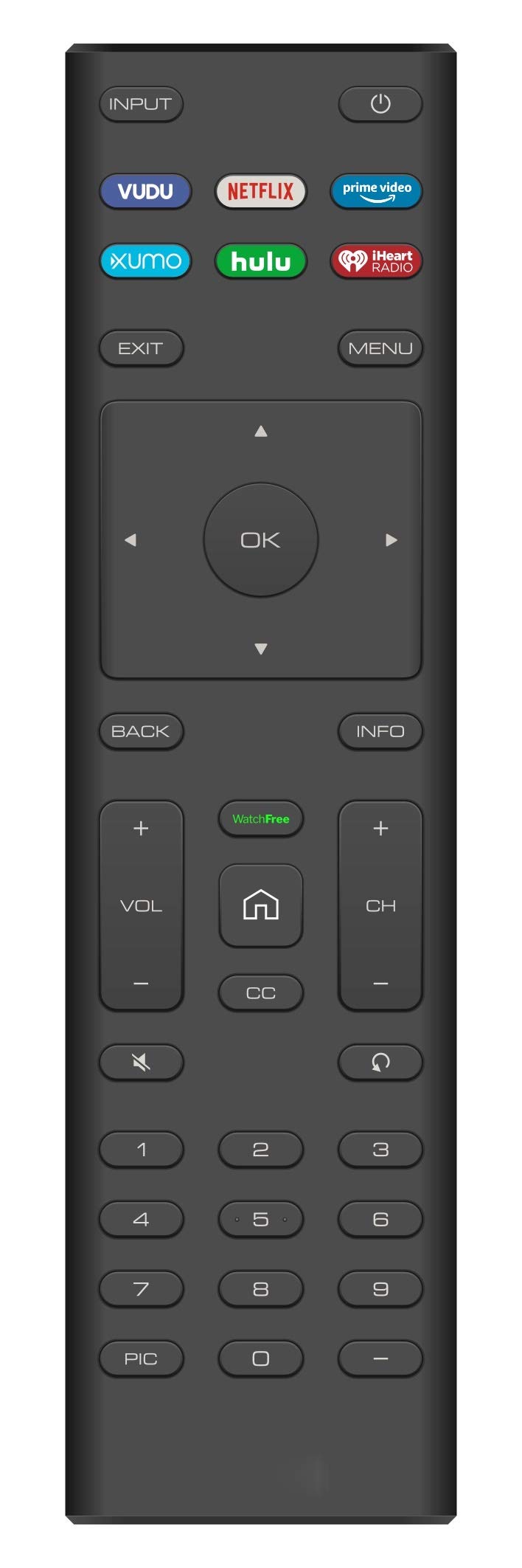 Universal Remote Control for Vizio Smart TV, Compatible with ALL VIZIO D-Series E-Series M-Series V-Series P-Series LCD LED QLED Smartcast 4K Smart