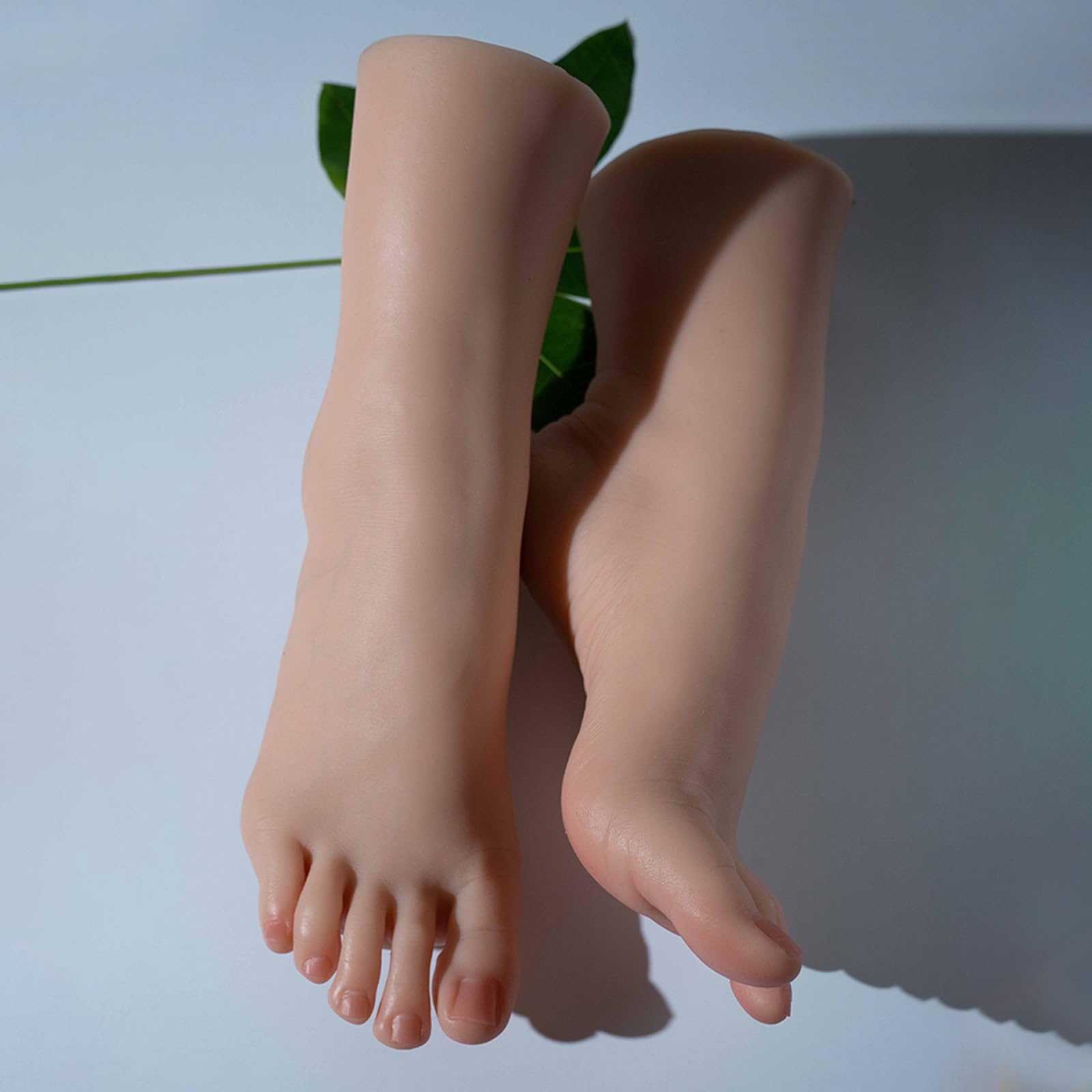 Realistyczny silikonowy model kobiecych stóp 25 cm, miękka, realistyczna, sztuczna stopa, do prezentacji sztuki, szkicowania, kolekcjonowania, fotografii i dekoracji domu