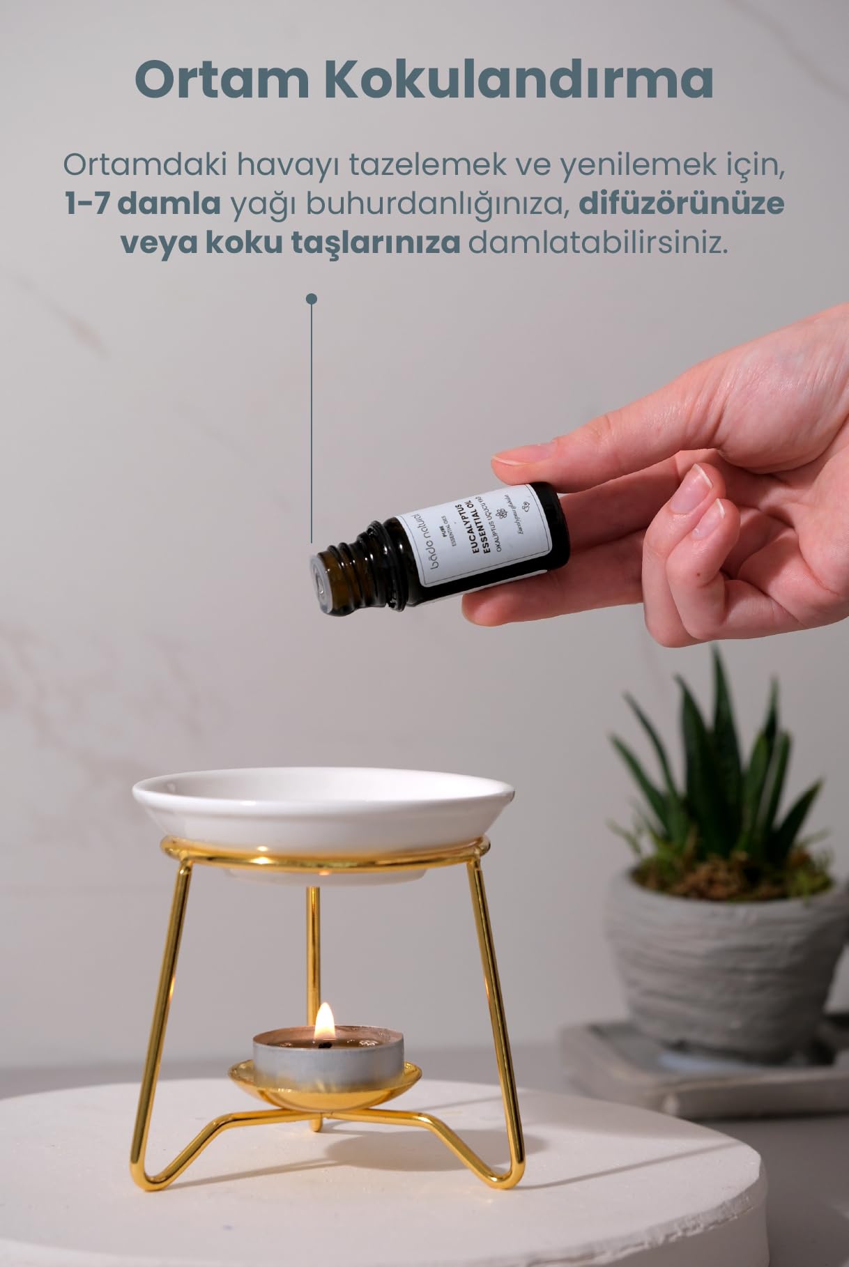 Bade Natural Okaliptus Uçucu Yağı 1 Paket (1 X 10 Ml)