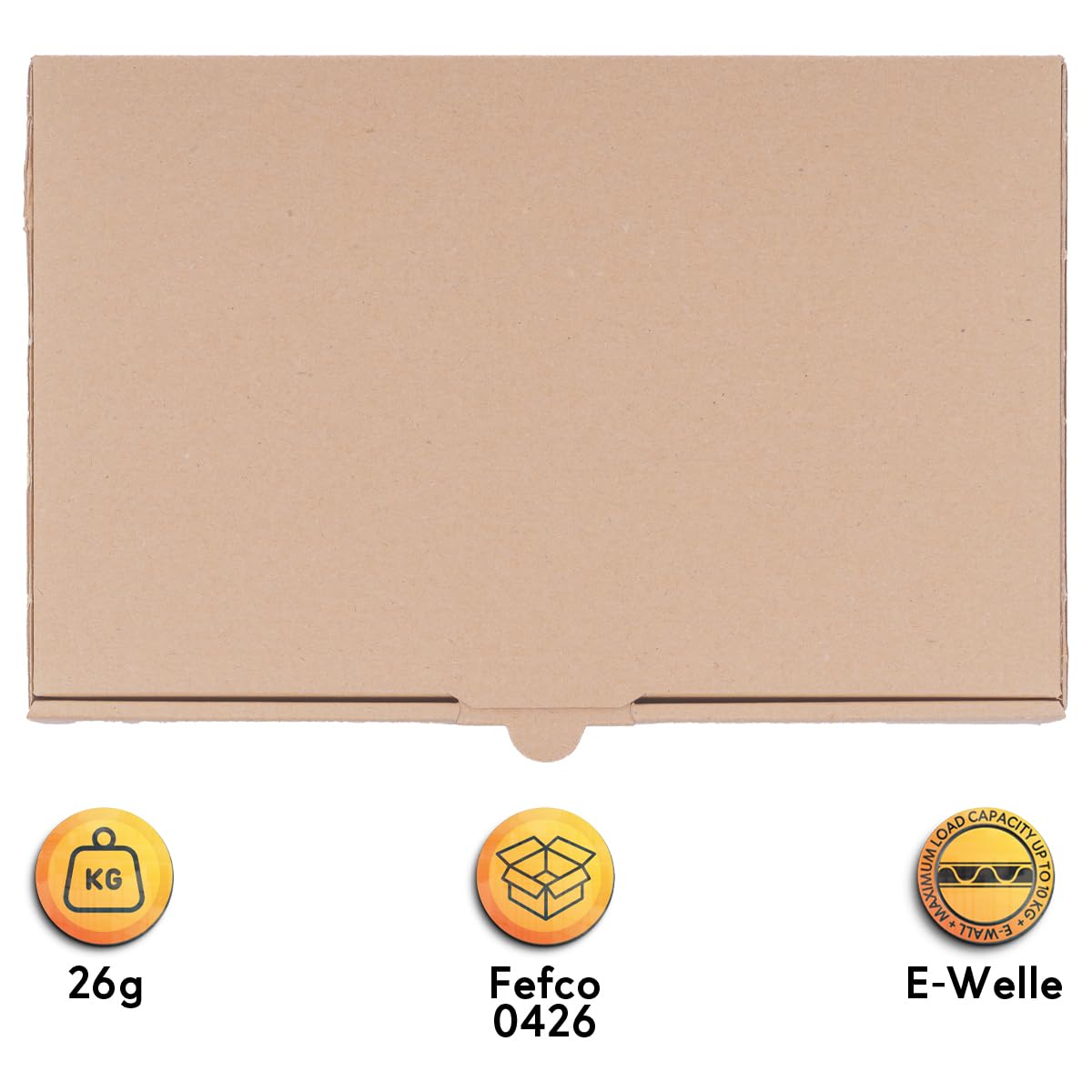 verpacking 200 cartons extra-plats 180 x 100 x 30 mm brun MB-0 [taille et couleur au choix] boîtes d'expédition boîte pliante carton pliant Lettre Max envoi postal conforme DHL simple cannelure
