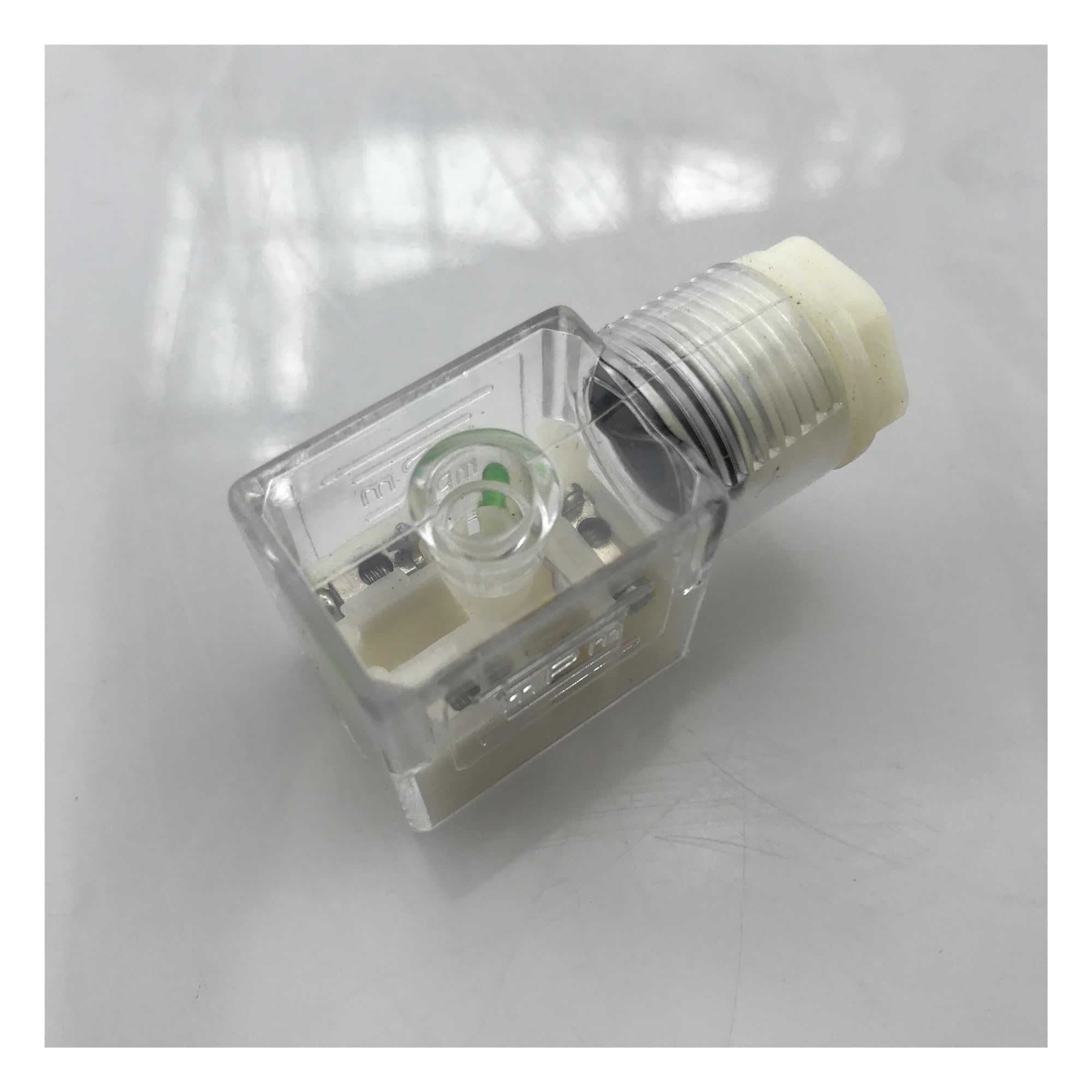 5 PCS/lot Pneumatic Solenoid Valve Coil Junction Box 4V210 4V310 Series Plug Socket with lamp(Tawny with lamp DC)