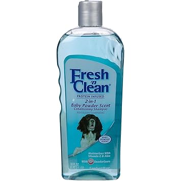 Fresh'n Clean Pet 2-in-1 Baby Powder Formula Conditioning Shampoo, 18-Ounce