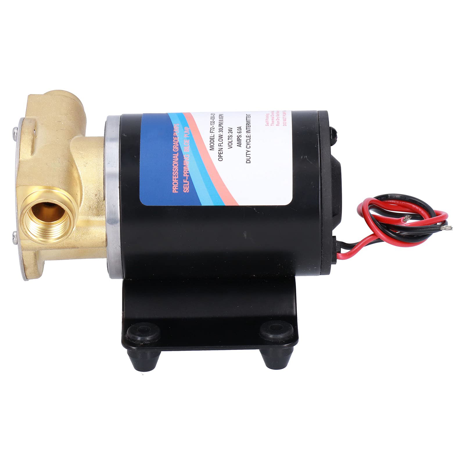 Bomba de Drenaje Bomba de Drenaje Bomba de Transferencia de Agua Portátil Automática Accesorios de Cambio de Agua de Sentina Centrífuga Autocebante 8GPM 30.0L por Minuto 3
