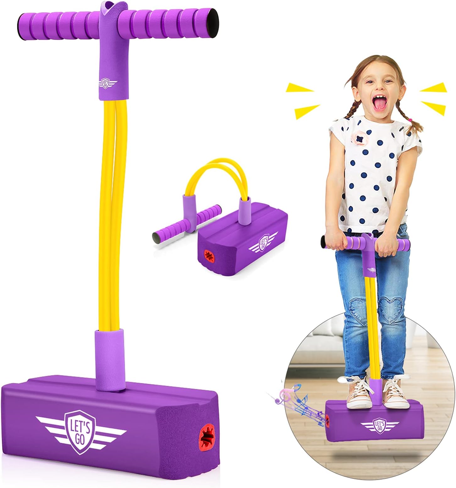 ToyzeyOutdoor Toy from 3 4 5 6 7 8 9 Years, Garden Toy Children's Toy Boys 3-12 Years Pogo Stick for Children Gifts for Girls Gifts 3-12 Years Boy Girl Birthday Gift