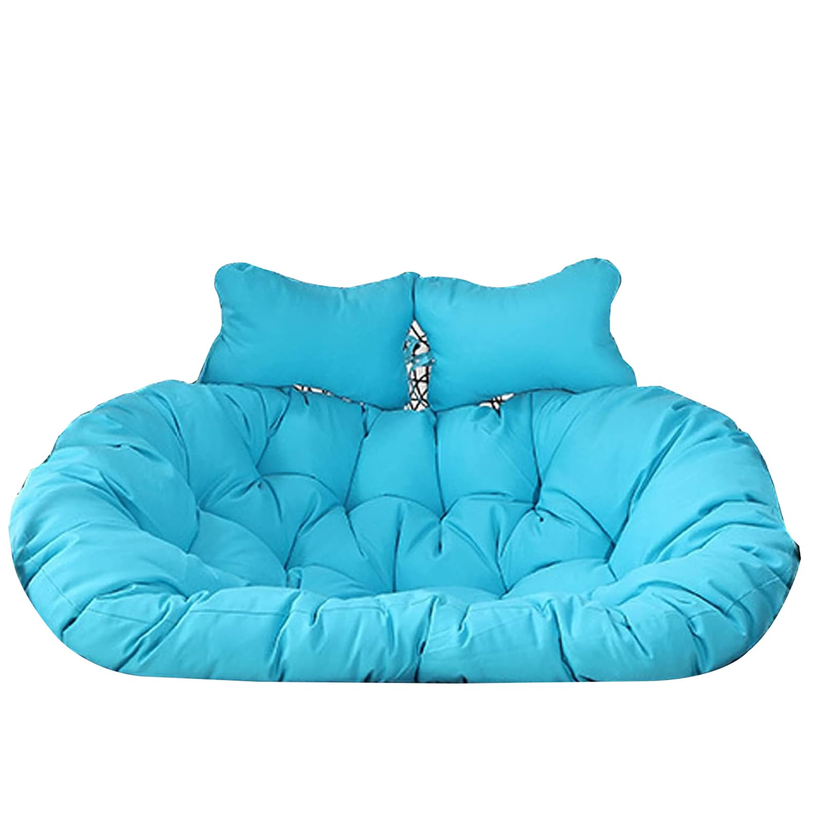 Siège suspendu 2 places et double coussin doux pour terrasse