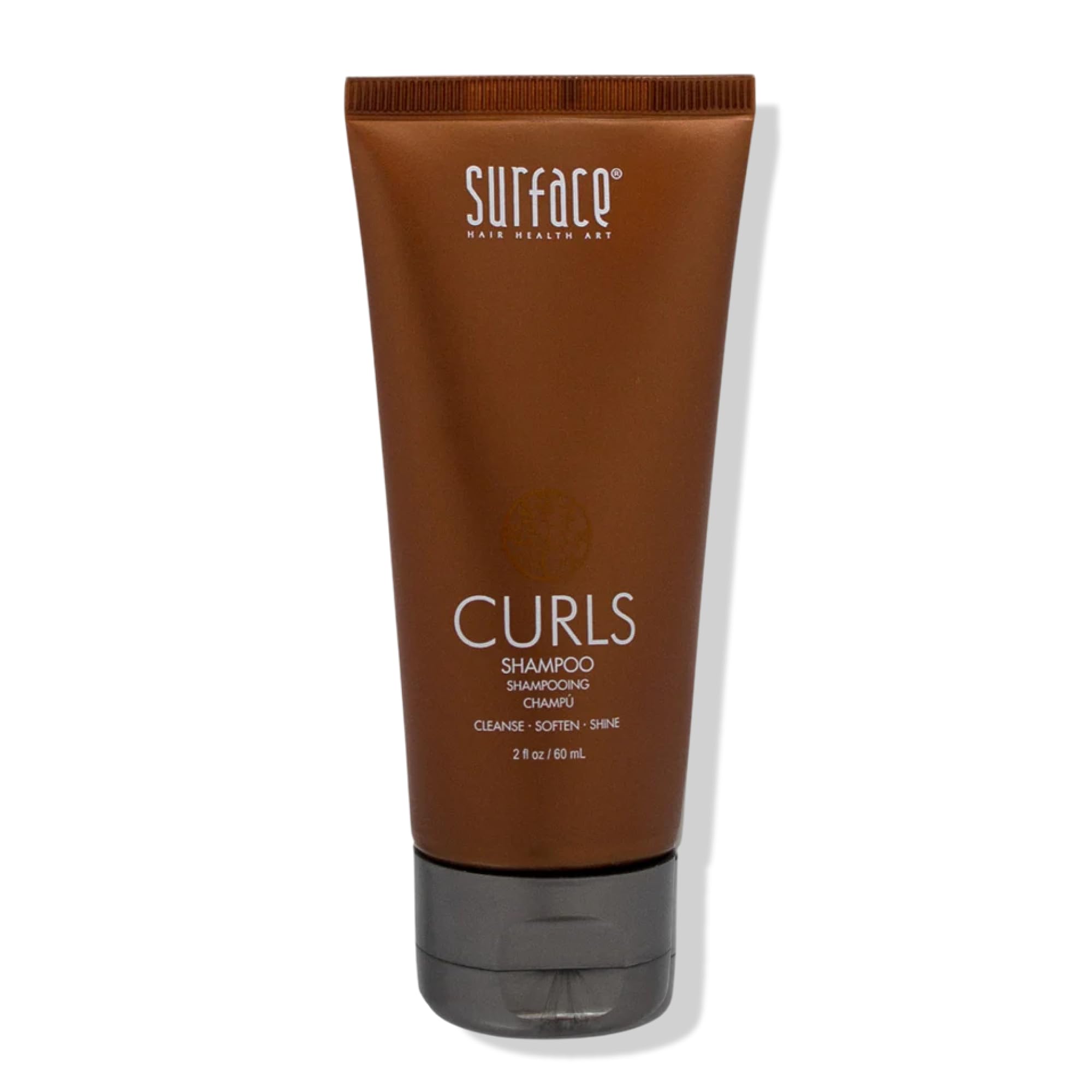 SURFACE Hair - Curls Moisturizing Shampoo – Defines, Adds Shine, and Provides Frizz Free Style Longevity -2 fl oz