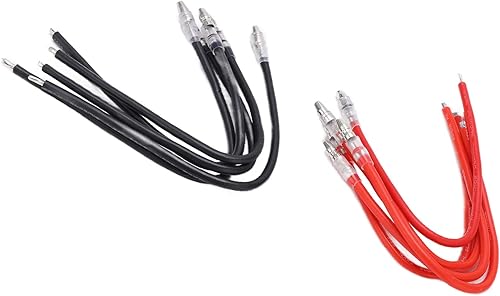 Miniatura 9 de Dilwe Cable de motor RC, enchufe de goma de 0.157 in, silicona 16 AWG, cable de núcleo premium, 392.0 F, para motores cepillados 380390540550775795,