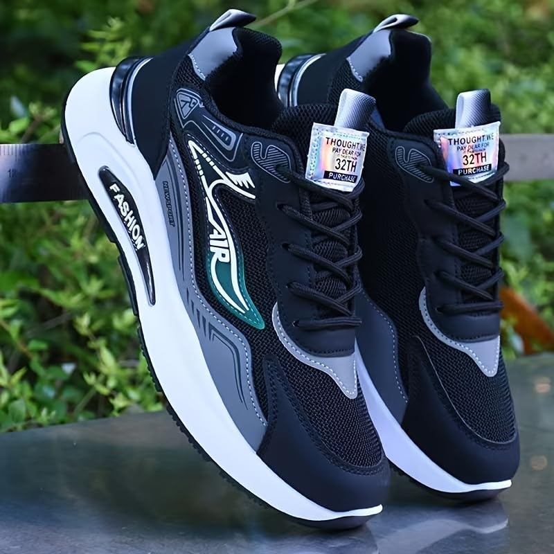 Men's Casual Sports Shoes - Breathable mesh Material - Lightweight and Comfortable - Anti-Slip and Durable - Suitable for Running, Exercising, Outdoor Activities, and Daily use.3