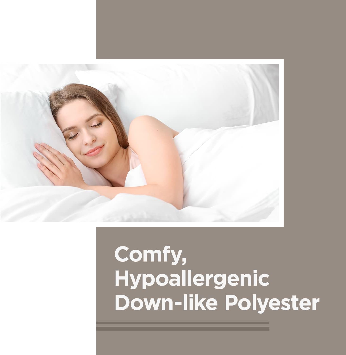 Get Special Price Downlite Hotel Style Hypoallergenic Down Alternative Pillow – Soft/Medium Density – Jumbo Size, 20 x 28 – Sham Stuffer – 10 pack One-Day Sale: Up to 80% Off Downlite Hotel Style Hypoallergenic Down Alternative Pillow – Soft/Medium Density – Jumbo Size, 20 x 28 – Sham Stuffer – 10 pack