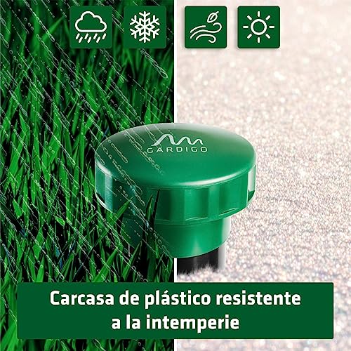 Eliminar del Huerto los Montículos con el Ahuyentador de Topos GARDIGO 2 Unidades 5